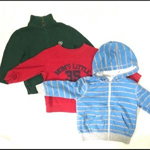 Bundle of 3 Assorted long Sleeves Baby Boys Tops
